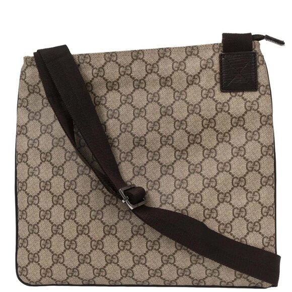 Gucci Beige PVC GG Shoulder Bag - Picture 2 of 9